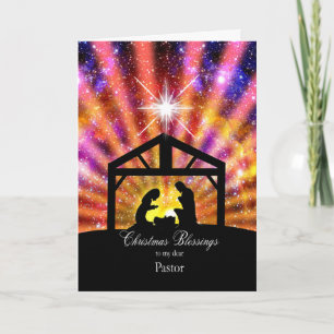 Cartão De Festividades Para o meu pastor, Natal ensolarado