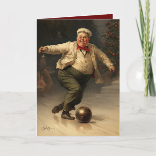 Cartão De Festividades Para os Bowlers