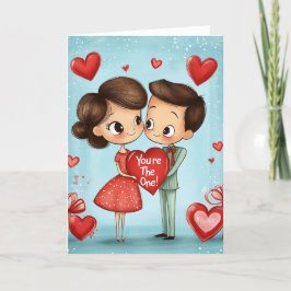 Cartão De Festividades Para sempre Meu Amor