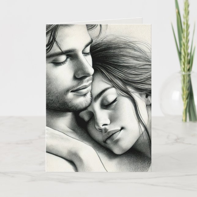 Cartão De Festividades Para Sempre Seu, Sempre Meu (Frente)