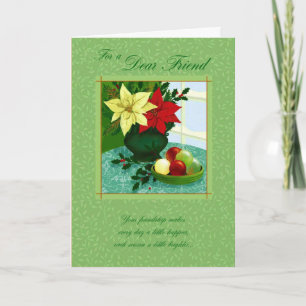 Cartão De Festividades Para um Amigo Caro