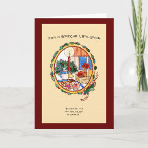 Cartão De Festividades Para Um Cuidador Especial