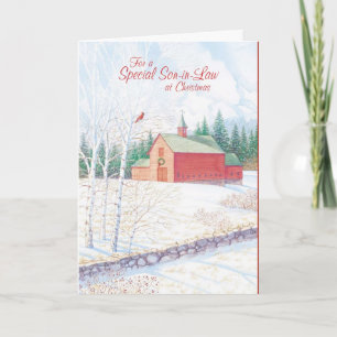 Cartão De Festividades Para um Filho Especial de Direito no Natal