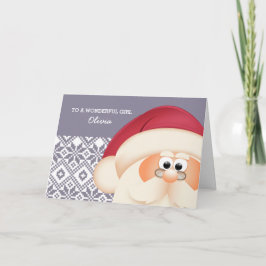 Cartão De Festividades Para um garoto especial do Papai Noel. Natal