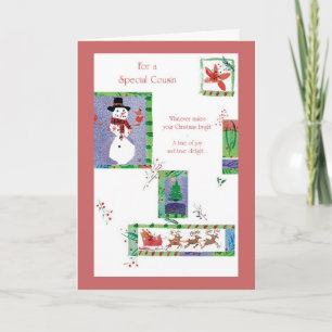 Cartão De Festividades Para um Primo Especial