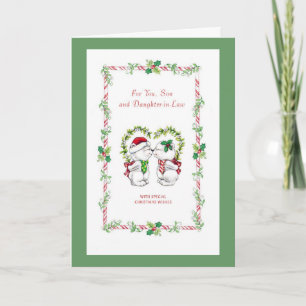 Cartão De Festividades Para você, filho e filha em direito