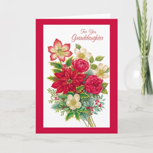 Cartão De Festividades Para Você, neta (Frente)