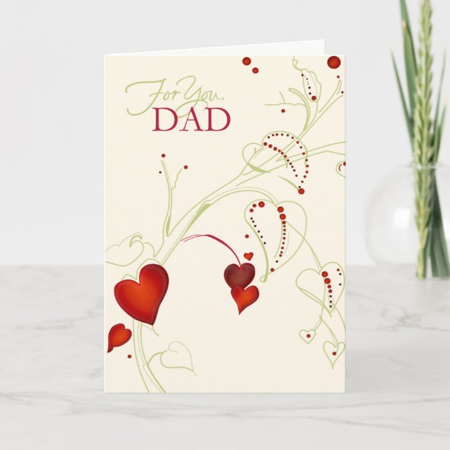 Cartão De Festividades Para Você, Pai (Frente)