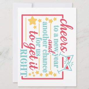 Cartão De Festividades Parabéns ao Ano Novo