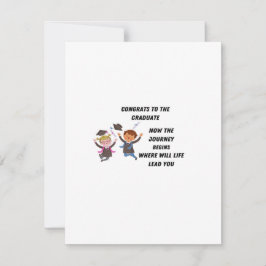 Cartão De Festividades Parabéns ao Formando em um