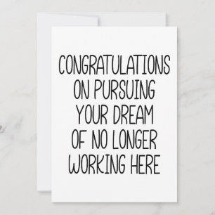Cartão De Festividades Parabéns Engraçados De Colaborador Para Perseguir 