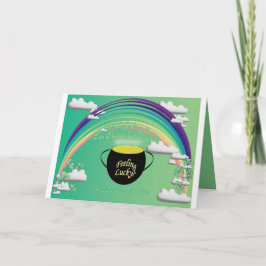 Cartão De Festividades Parabéns pelo Dia de São Patrício