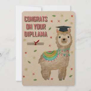 CARTÃO DE FESTIVIDADES PARABÉNS PELO SEU DIPLLAMA!