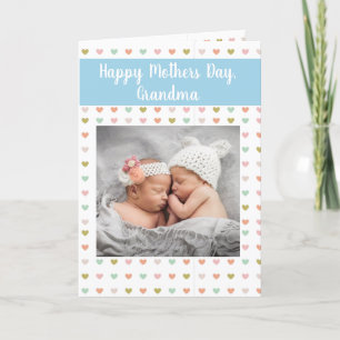 Cartão De Festividades Parabéns Vovó Novo Bebê