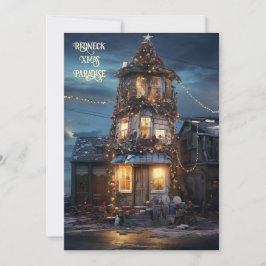 Cartão De Festividades Paraíso de Natal Redneck