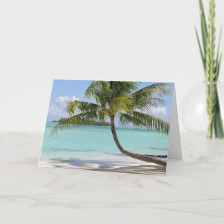 Cartão De Festividades Paraíso tropical