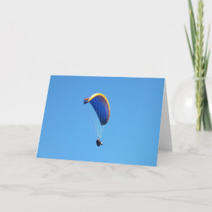 Cartão De Festividades Parapente