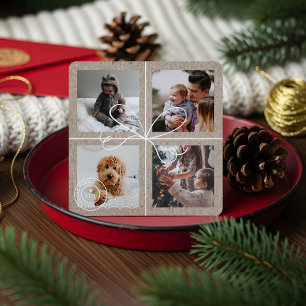 Cartão De Festividades Parcela do Postage do Natal de Entrega Especial 4 