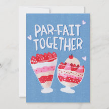Parfait Juntos Fofos Amor de Aniversário de Namoro