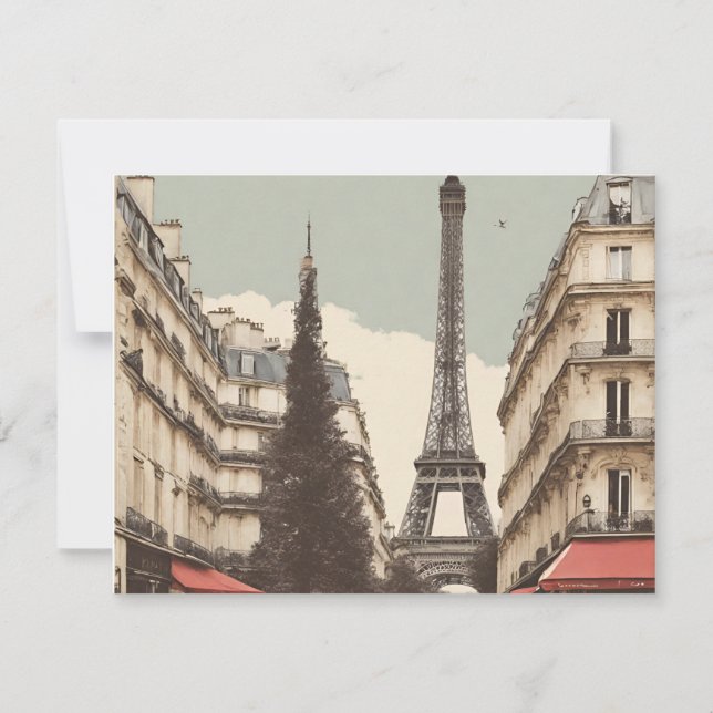 Cartão De Festividades Paris (Paris 9) (Frente)