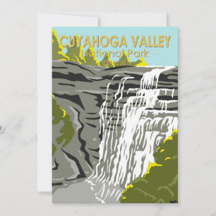 Cartão De Festividades Parque Nacional Cuyahoga Valley, Ohio Vintage