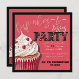 Cartão De Festividades Parte Cupcakes dias de os namorados
