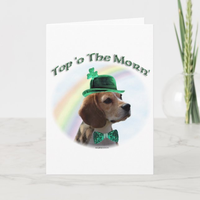 Cartão De Festividades Parte superior do lebreiro do amanhecer (Frente)