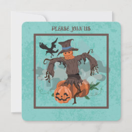 CARTÃO DE FESTIVIDADES PARTIDO DE CONCURSO DE CARVÃO DE PUMPKIN