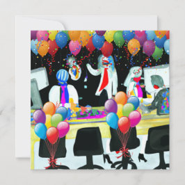 Cartão De Festividades Partido do Office