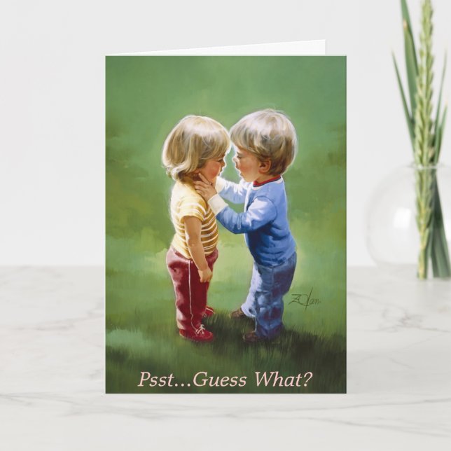 Cartão De Festividades Partilhar Segredos (Frente)