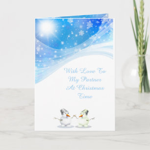 Cartão De Festividades Partner Christmas Card