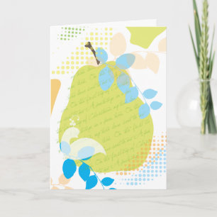 Cartão De Festividades Partridge in a Pear Tree Christmas Card