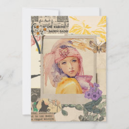 Cartão De Festividades Party  girls cards art deco