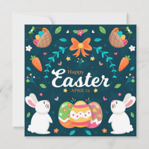 Cartão De Festividades Páscoa