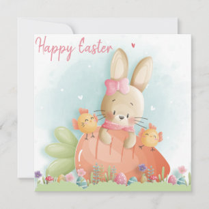 Cartão De Festividades Páscoa