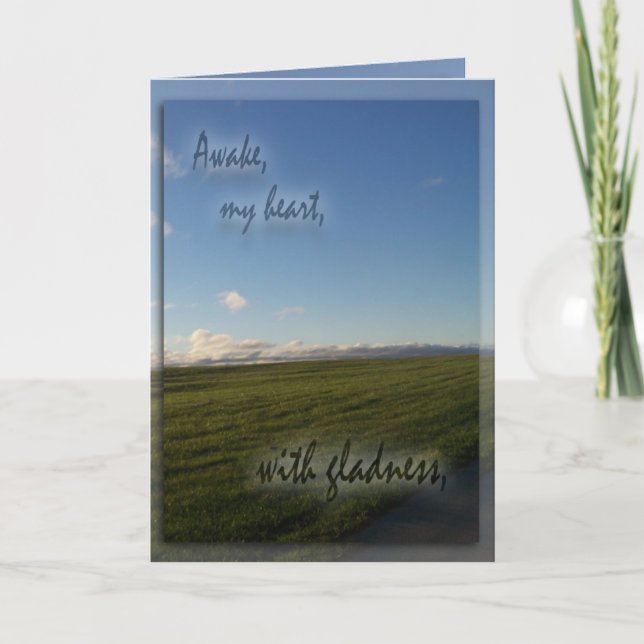 Cartão De Festividades Páscoa (Frente)