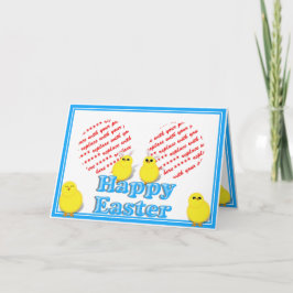Cartão De Festividades Páscoa Basket com Quadro de Fotografias de Pintinh