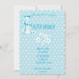 Cartão De Festividades Páscoa Brunch