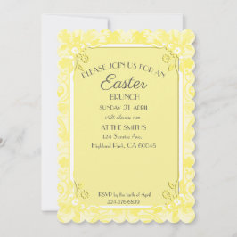 Cartão De Festividades Páscoa Brunch
