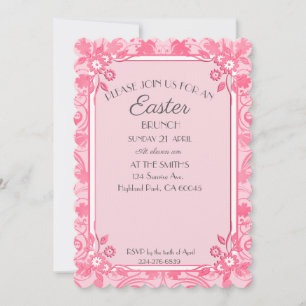 Cartão De Festividades Páscoa Brunch