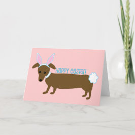 Cartão De Festividades Páscoa Doggie