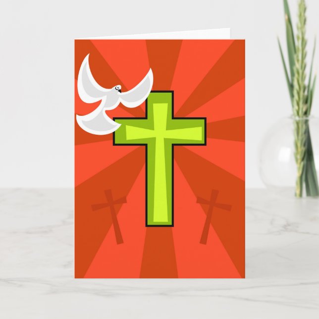 Cartão De Festividades Páscoa Funky (Frente)