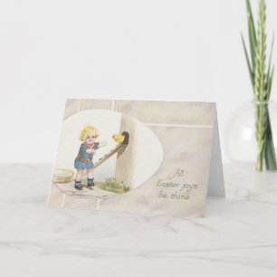 Cartão De Festividades Páscoa Joy