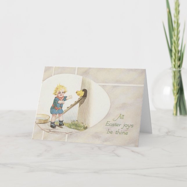 Cartão De Festividades Páscoa Joy (Frente)