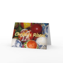 Páscoa ortodoxa/Cristo Pascha é placa risen