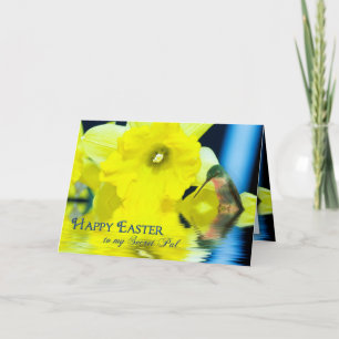 CARTÃO DE FESTIVIDADES PÁSCOA - PAL SECRETO - DAFFODILS