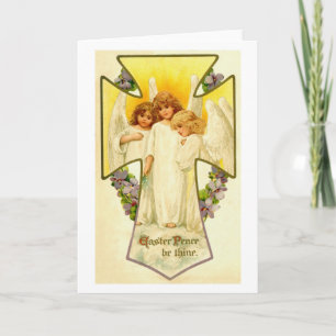 Cartão De Festividades Páscoa Paz seja a tua