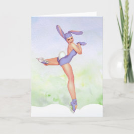 Cartão De Festividades Páscoa Pin-Up