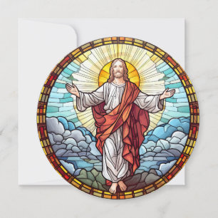 Cartão De Festividades Páscoa Religiosa Cristã Jesus Ressurreição