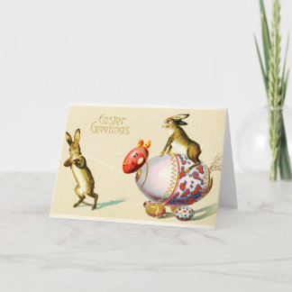 Cartão De Festividades Páscoa Saudações Vintage - Greeting Card